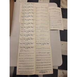 1940 Mask and Wig Show "Not So Long Ago" Orchestra Sheet Music Set (13 Parts)